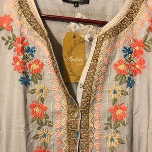 Andre Dress 1x Embroidered NEW